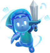 A render of Zelda in her Swordfighter Form.