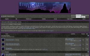Screenshot of the Ganons Tower Forums