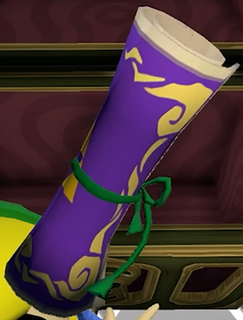 Triforce Chart model from The Wind Waker HD