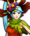 Normal Portrait of Lana wearing the Skull Kid's Clothes from Hyrule Warriors