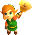 Link ringing the Bell from A Link Between Worlds