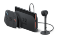 The Nintendo Switch 2 Camera plugged into the console