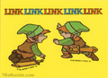 TLoZ Nintendo Game Pack LINKLINKLINKLINKLINK Sticker.png