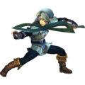 Young Link transformed into Fierce Deity Link from Hyrule Warriors