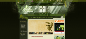 Screenshot of the Hidden Triforce homepage
