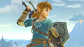 Link wearing the Tunic of Memories from Super Smash Bros. Ultimate