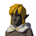 Icon of the Hylian Hood with White Dye worn down from Tears of the Kingdom