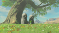 The Korok found on Safula Hill from Breath of the Wild