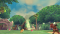The part of Faron Woods where Bucha rests in Skyward Sword HD