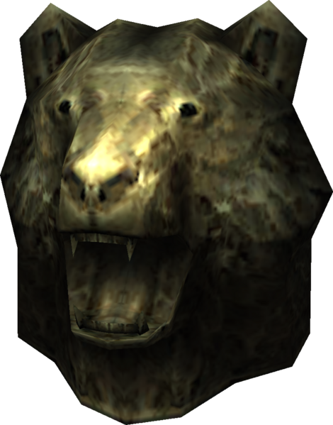 File:MM3D Bear Head Statue Model.png