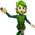 Saria waving from Ocarina of Time