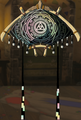 The Paraglider with the Mirror of Twilight Fabric equipped from Tears of the Kingdom