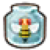 The icon for a Bee in a Bottle in A Link Between Worlds
