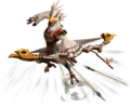 Artwork of Teba firing a Falcon Bow from Hyrule Warriors: Age of Calamity