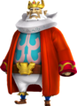 Render of King Daphnes from Hyrule Warriors