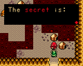 Link receiving the Elder Secret