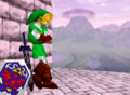 Link as he appears in his Classic Mode ending