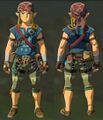 Link wearing the Climbing Set from Breath of the Wild