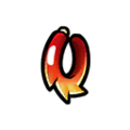 Fire Earrings Salon icon from Hyrule Warriors: Definitive Edition