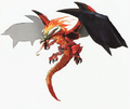 Concept art of Volga in his dragon form from Hyrule Warriors