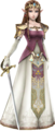 Zelda wearing the Era of Twilight Robes from Twilight Princess (DLC)