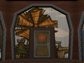 The door to the Windfall Island Room from The Wind Waker