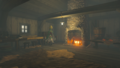 The interior of the Hebra Trailhead Lodge from Tears of the Kingdom