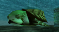 The Giant Turtle waking in Majora's Mask