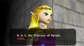 Adult Zelda reveals herself to Link