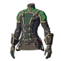 Rubber Armor with Green Dye