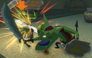 Shield Bokoblin model from The Wind Waker HD