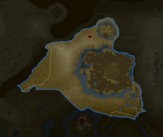 Great Hyrule Forest map from Tears of the Kingdom