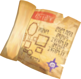 Dungeon Map model from The Wind Waker