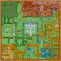 The map of Hyrule, as seen in A Link Between Worlds.