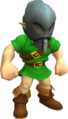 Link wearing the Giant's Mask in Majora's Mask 3D