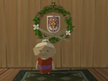 The Hero's Shield on the wall at Grandma's House from The Wind Waker