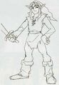 Early Template:OOT concept art of Link