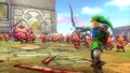 Link using the Bow from Hyrule Warriors