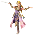 Zelda wielding the Wind Waker