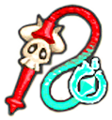 Concept icon of the Whip from Skyward Sword