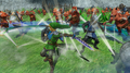Link wielding the Darkmagic Sword in Hyrule Warriors: Definitive Edition