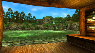 Fishing Hole screenshot from Ocarina of Time 3D