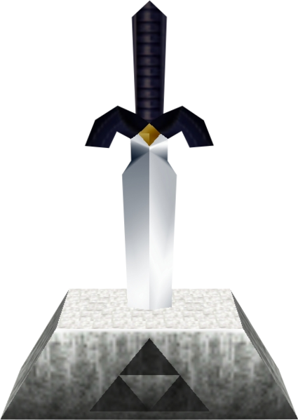 File:OoT Pedestal of the Master Sword Model.png