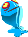 A Blue Chuchu from The Wind Waker