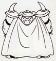 Ganon back concept art from A Link to the Past