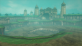 A promotional screenshot of the Sealed Grounds from Hyrule Warriors: Definitive Edition