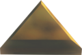 Model of a depiction of a Triforce piece from a Statue at Hyrule Castle from Twilight Princess HD