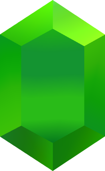 File:OoT3D Green Rupee Model.png