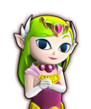 Toon Zelda portrait