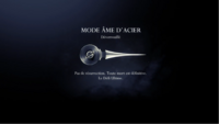 Écran lorsque le Mode Âme d'acier est débloqué